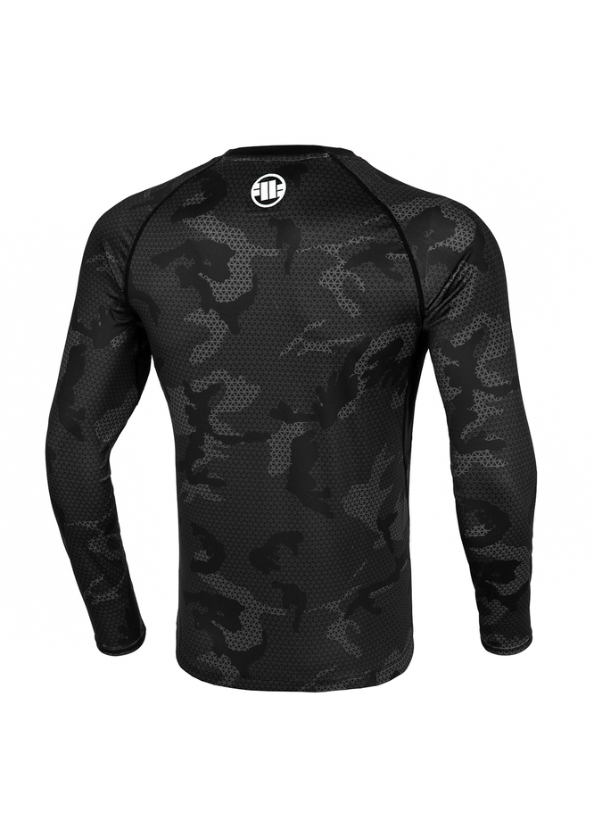 Koszulka rashguard Pit Bull Pitbull Net Camo Hilltop 2 Longsleeve czarna