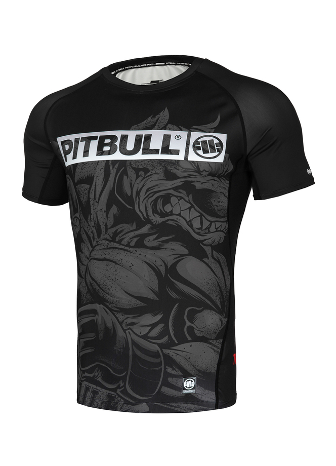 Koszulka rashguard Pit Bull Pitbull Shortsleeve Master Of MMA czarna