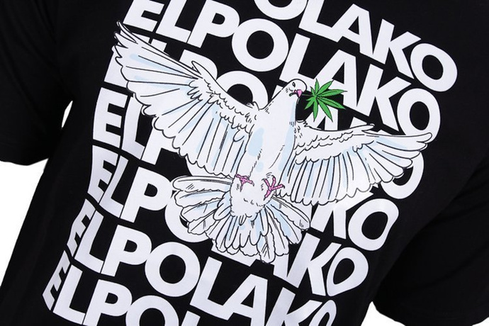 Koszulka t-shirt El Polako Bird black