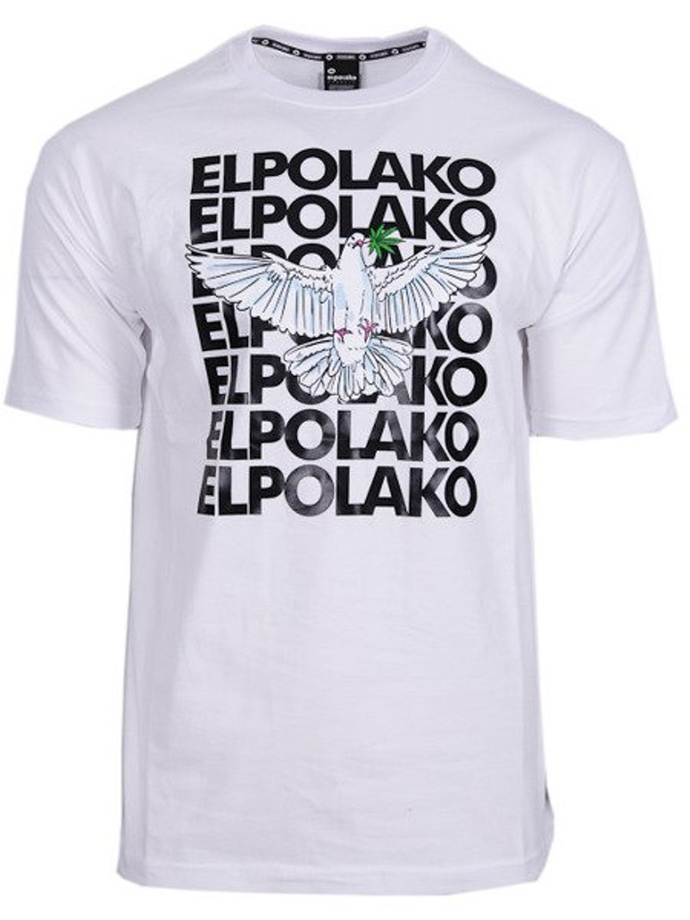 Koszulka t-shirt El Polako Bird white