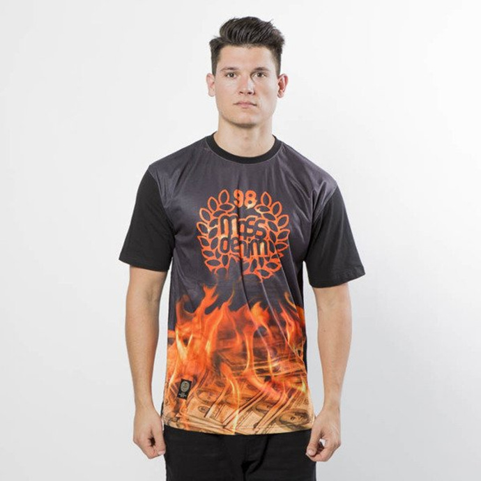 Koszulka t-shirt Mass Dnm Burn Babylon black