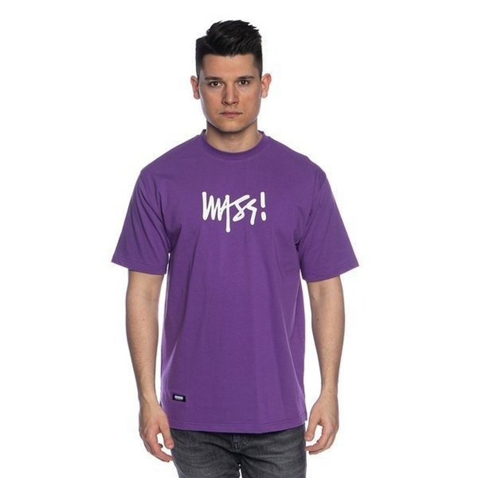 Koszulka t-shirt Mass Dnm Signature Medium Logo violet