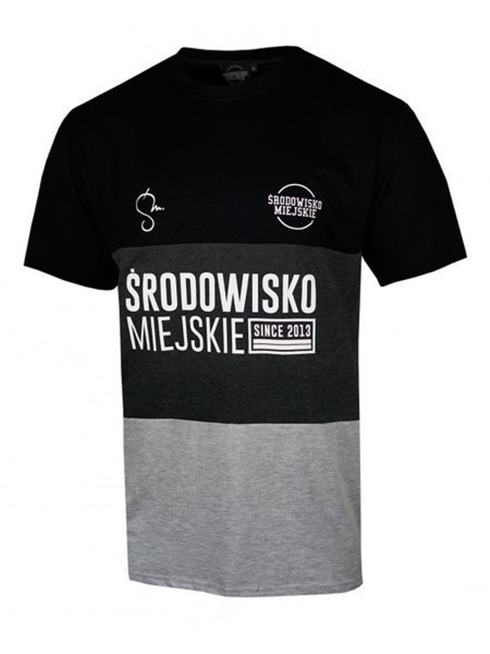 Koszulka t-shirt Środowisko Miejskie Trio black/graphite