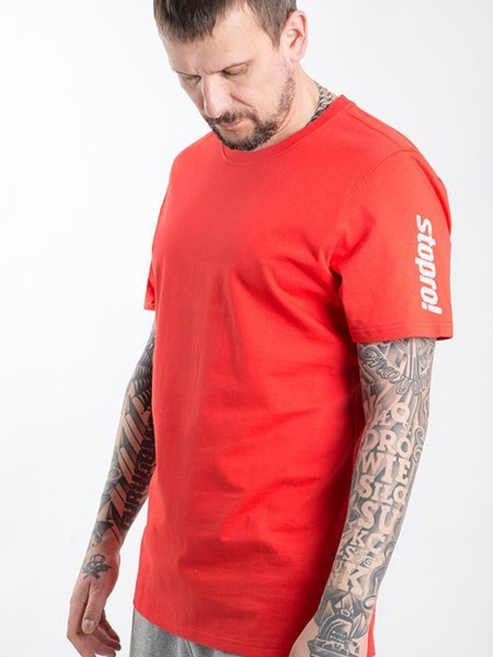 Koszulka t-shirt Stoprocent Prosleeve red