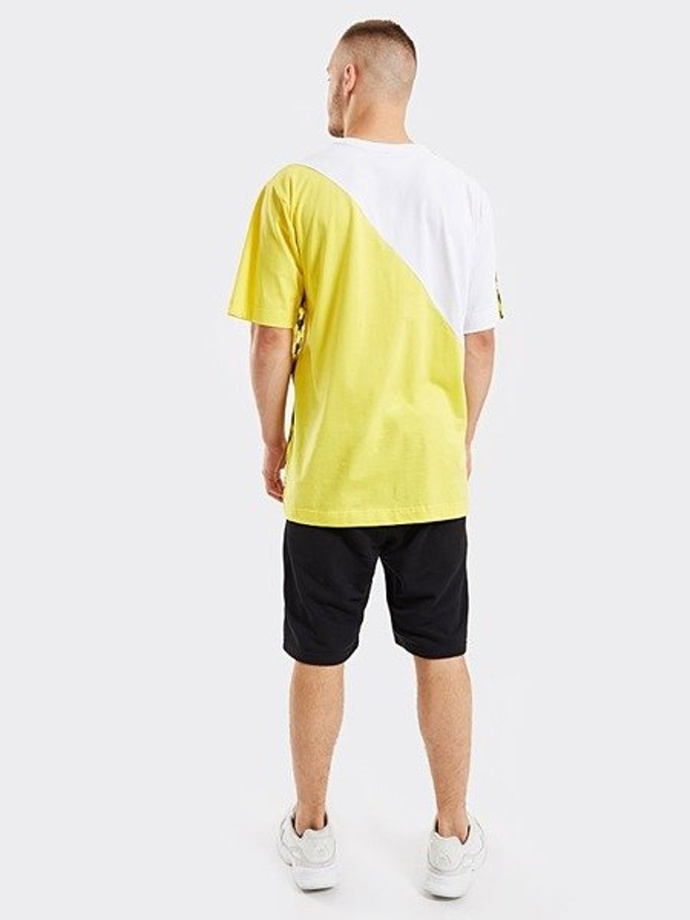 Koszulka t-shirt Stoprocent Toxicated white/yellow