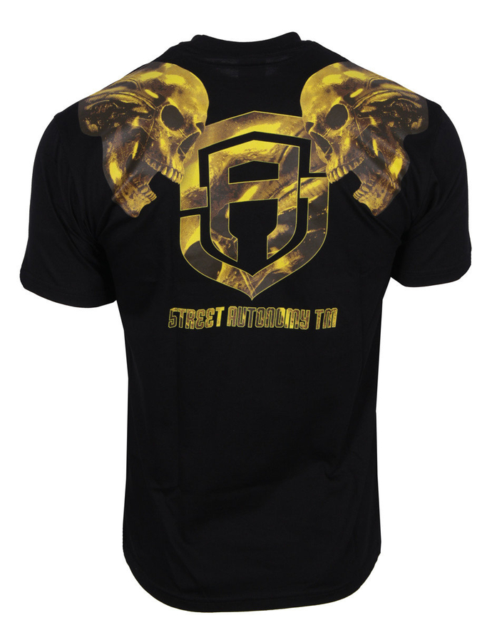 Koszulka t-shirt Street Autonomy Two Heads 2 black/gold