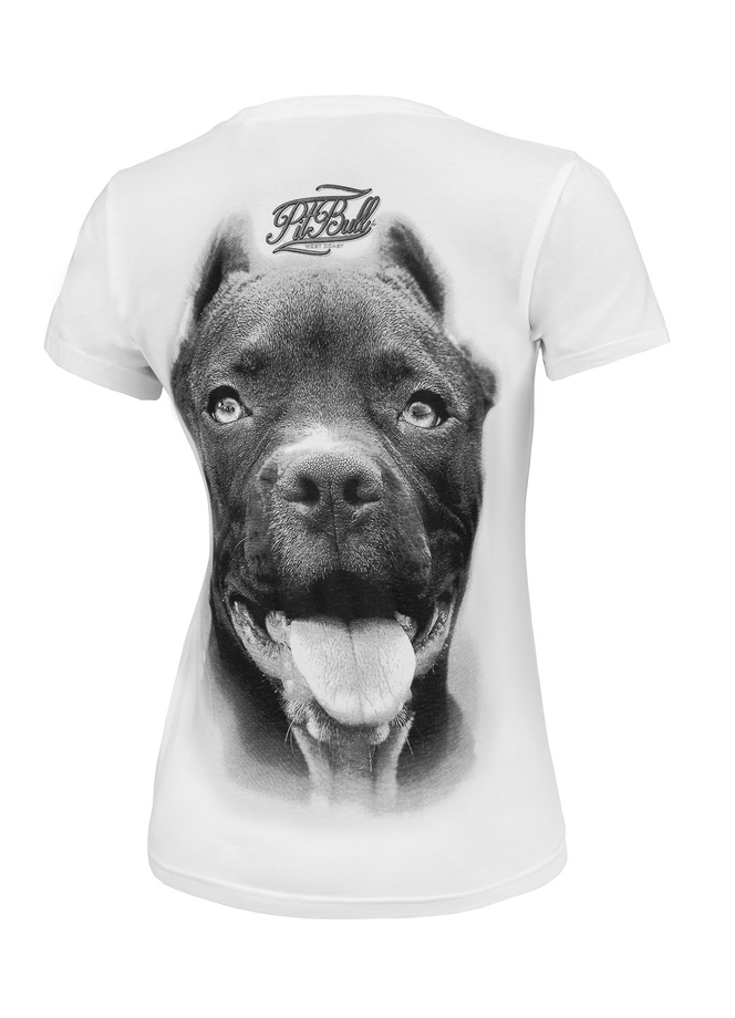 Koszulka t-shirt damska Pit Bull IR white