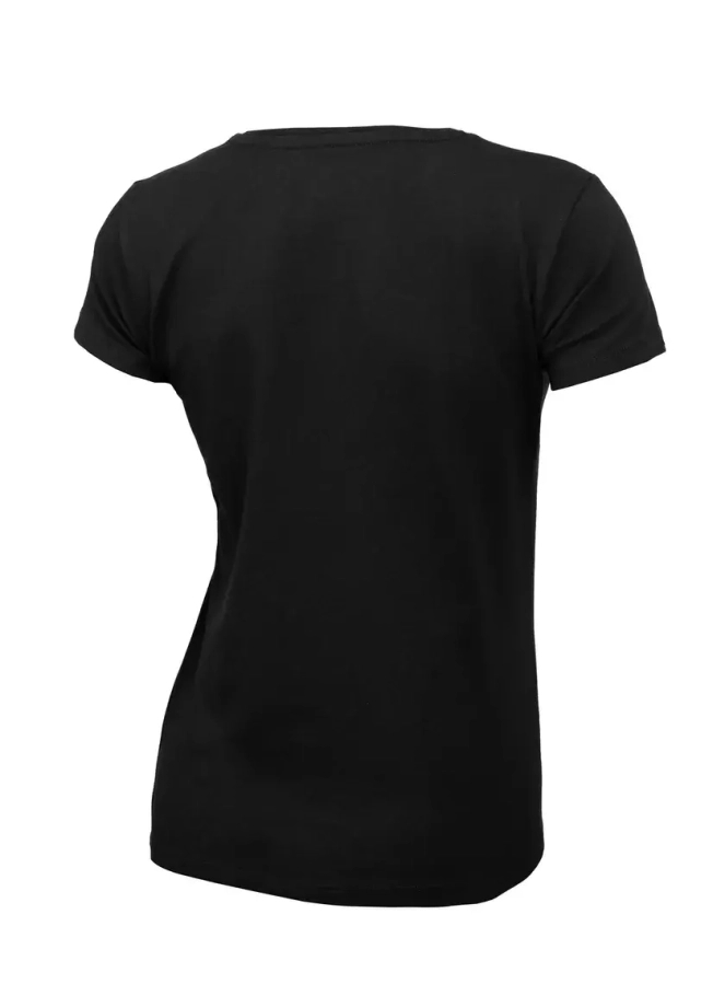 Koszulka t-shirt damski Pitbull Pit Bull Blood Dog czarna