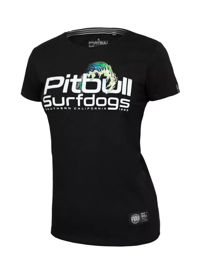 Koszulka t-shirt damski Pitbull Pit Bull Camino czarna