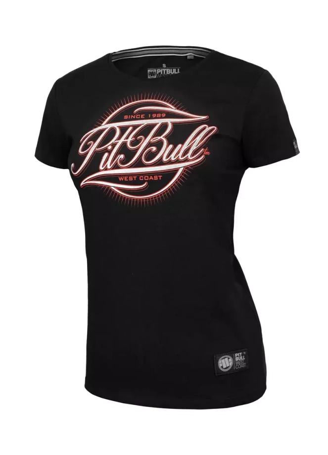 Koszulka t-shirt damski Pitbull Pit Bull IR czarna