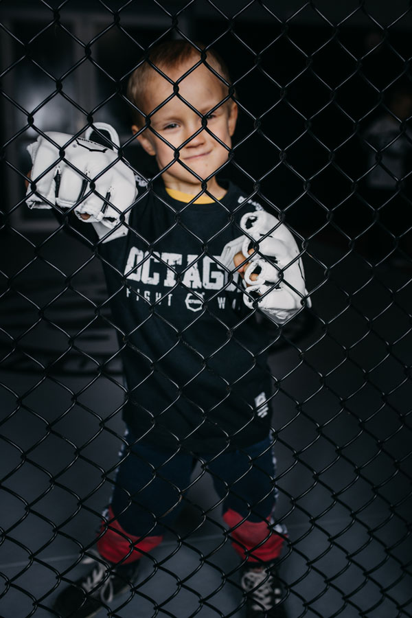 Koszulka t-shirt dziecięcy Octagon Fight Wear czarny