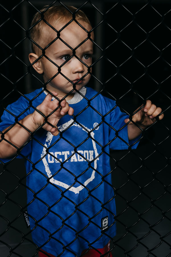 Koszulka t-shirt dziecięcy Octagon Logo Smash niebieski