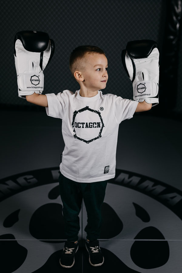Koszulka t-shirt dziecięcy Octagon Zęby biały