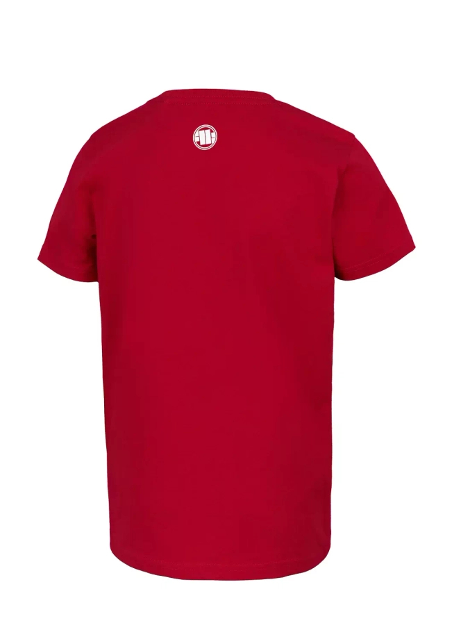 Koszulka t-shirt dziecięcy Pit Bull Boxing Pitbull czerwony