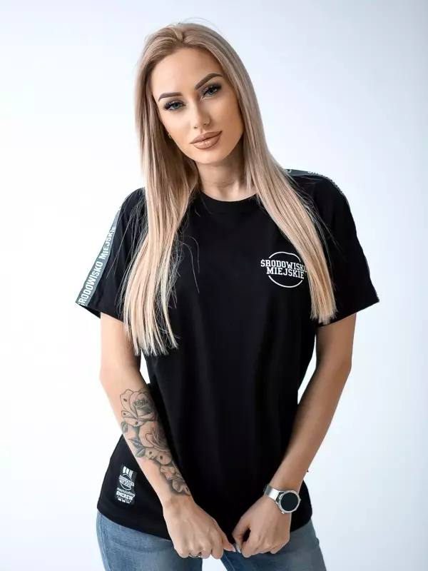 Koszulka unisex t-shirt Środowisko Miejskie Classic Lampas czarna