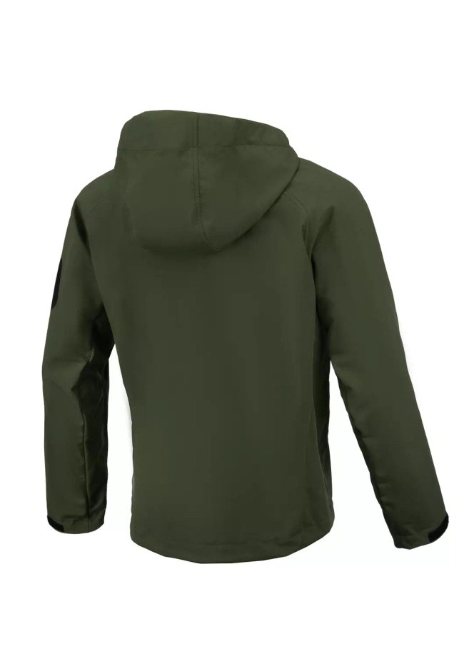 Kurtka męska wiosenna Pit Bull Softshell Rockfish oliwkowa zielona