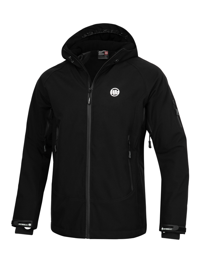 Kurtka męska zimowa Pit Bull Softshell Rockfish czarna