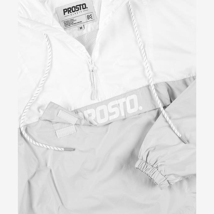 Kurtka wiosenna damska Prosto Klasyk Anorak grey
