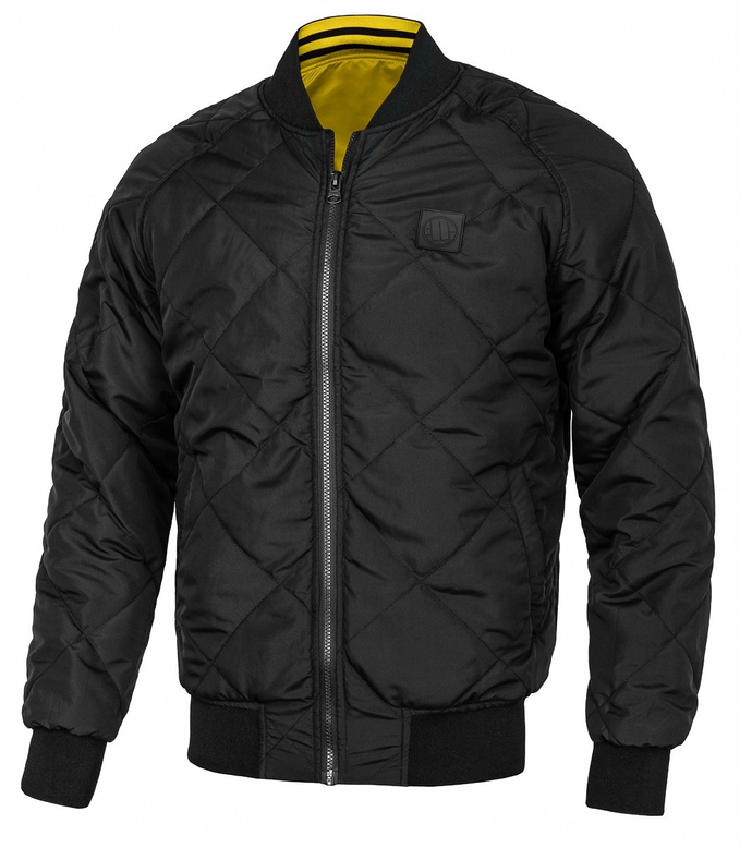 Kurtka wiosenna dwustronna Pit Bull Broadway bomber jacket yellow