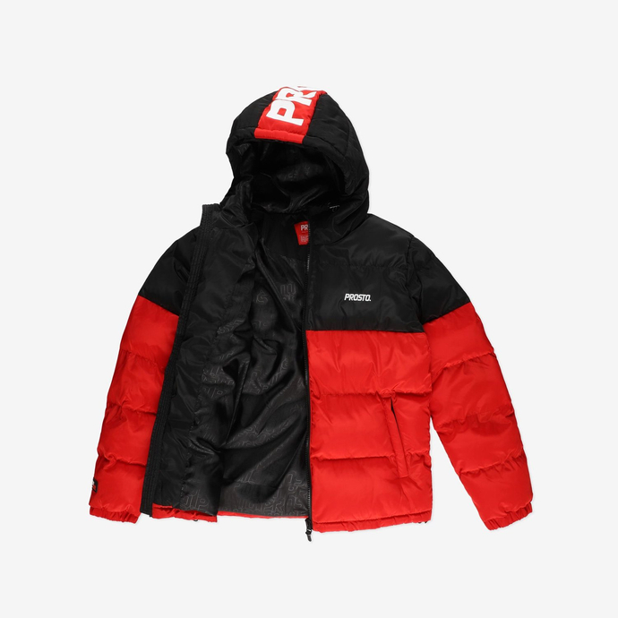 Kurtka zimowa Prosto Klasyk Adament black/red
