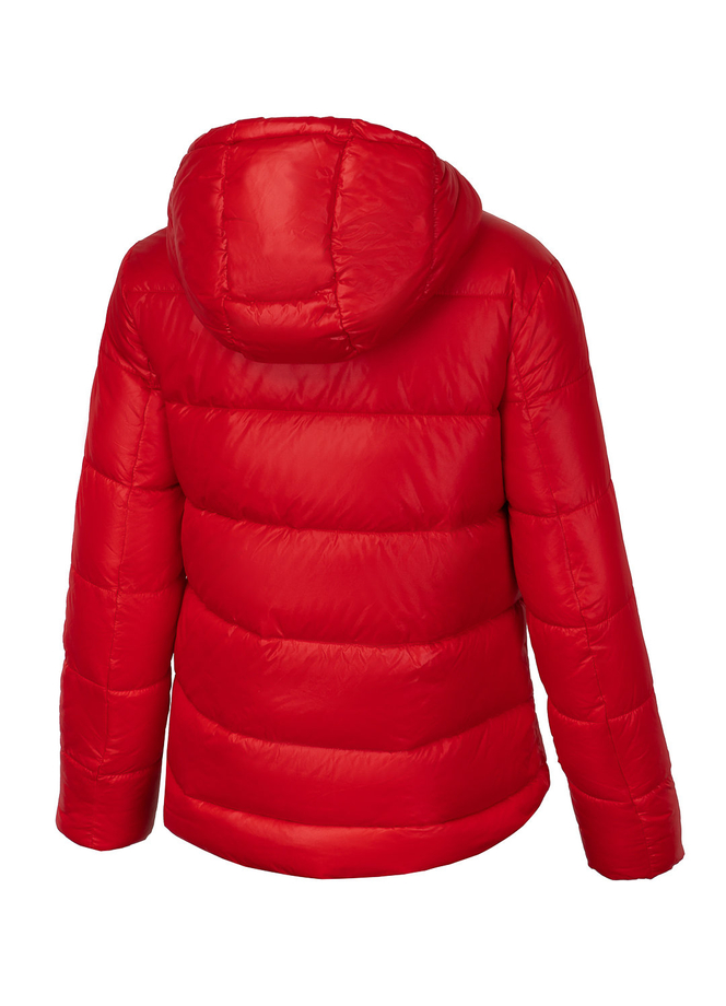 Kurtka zimowa damska Pit Bull Shine red