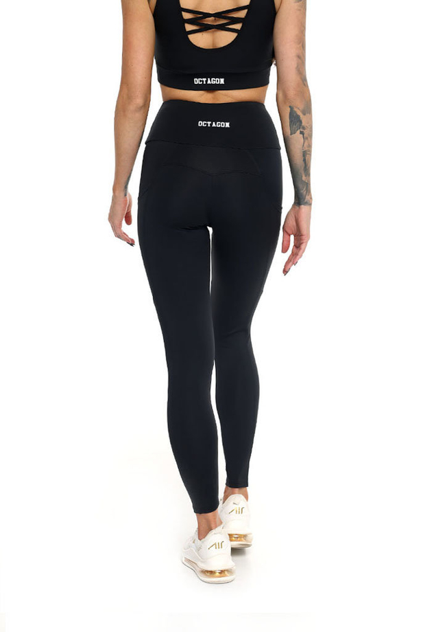 Legginsy Damskie Octagon Leginsy Cash czarne