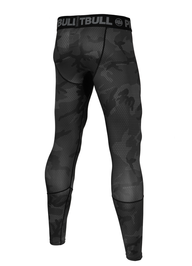 Leginsy techniczne Pit Bull Pitbull Leggins Net Camo czarne camo