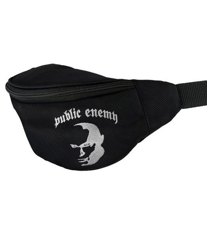 Saszetka nerka Public Enemy Logo black