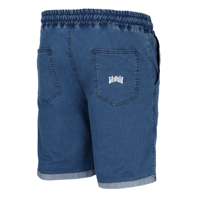 Spodenki Chada Haft Jeans light blue