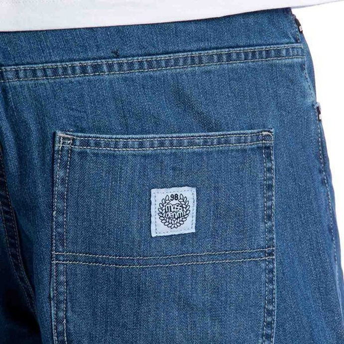 Spodenki Mass DNM Craft Shorts Jeans baggy fit blue