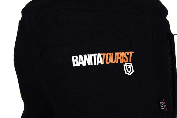 Spodenki dresowe Banita Wear Tourist Shorts black/orange