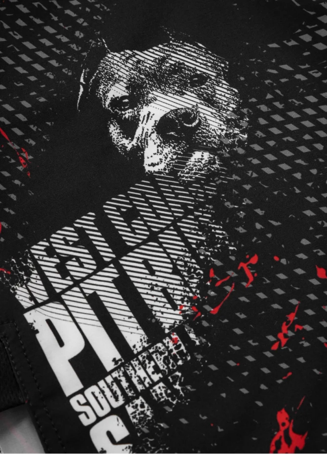 Spodenki treningowe Pitbull Grapplingowe Pit Bull 2 BLOOD DOG czarne