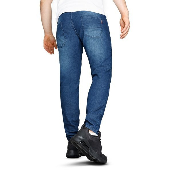 Spodnie Patriotic Futura Pin Roll jeans blue