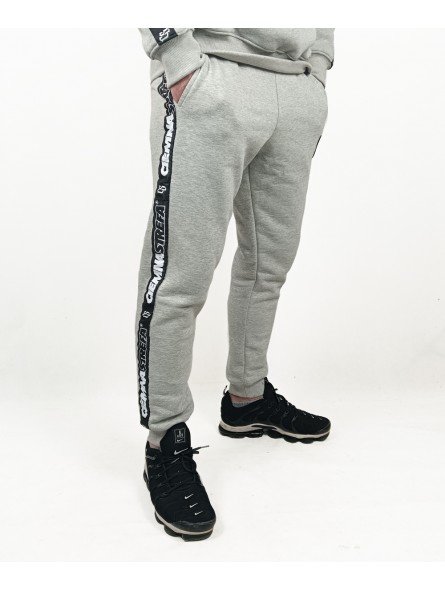 Spodnie dresowe Ciemna Strefa CS Wear Taśma grey