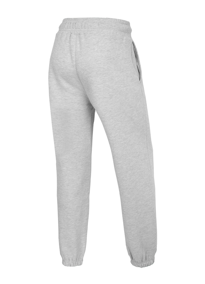 Spodnie dresowe damskie Pitbull Pit Bull Ladies Small Logo oversize szare