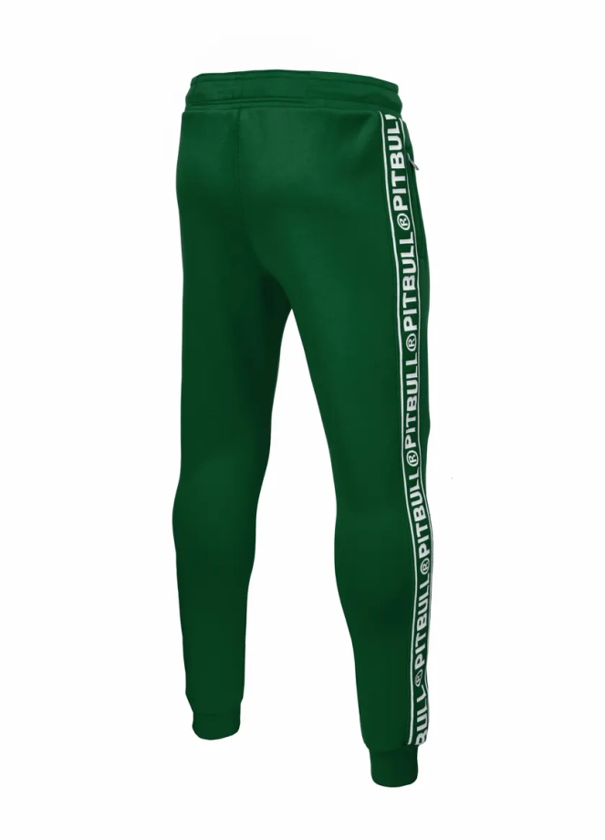 Spodnie dresowe męskie Pit Bull Tape Logo Pit Bull Track Pants zielone