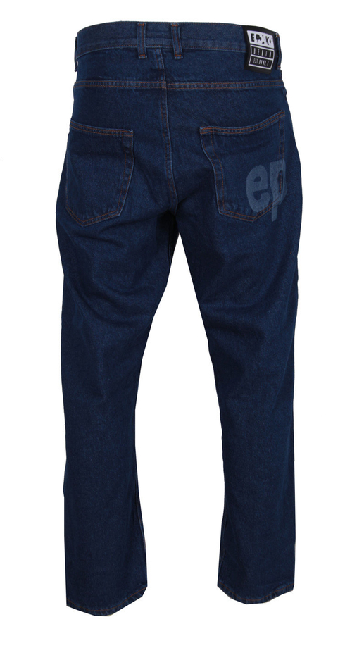 Spodnie jeansowe El Polako Baggy Ep Laser dark blue