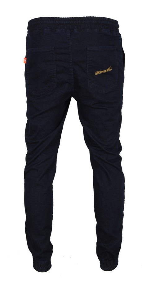 Spodnie jogger 2020CELL Draws dark blue/gold
