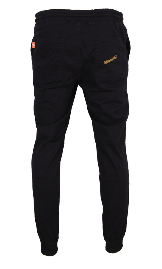 Spodnie jogger 2020CELL Draws tkanina black/gold