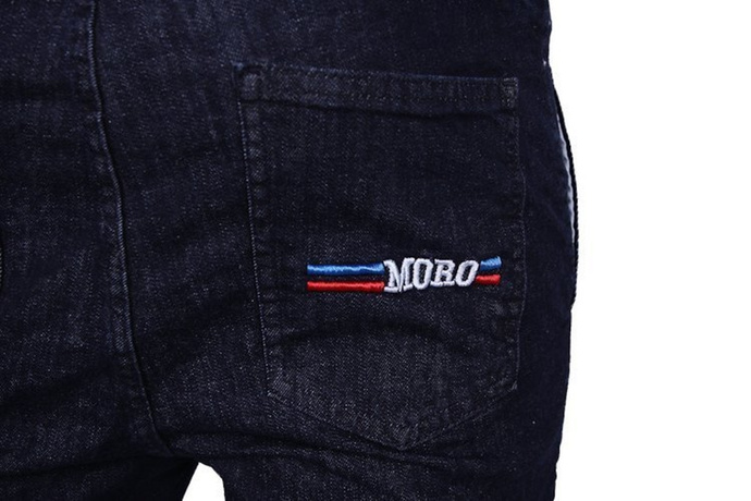 Spodnie jogger Moro Sport Blue Red Moro Pocket dark wash jeans 
