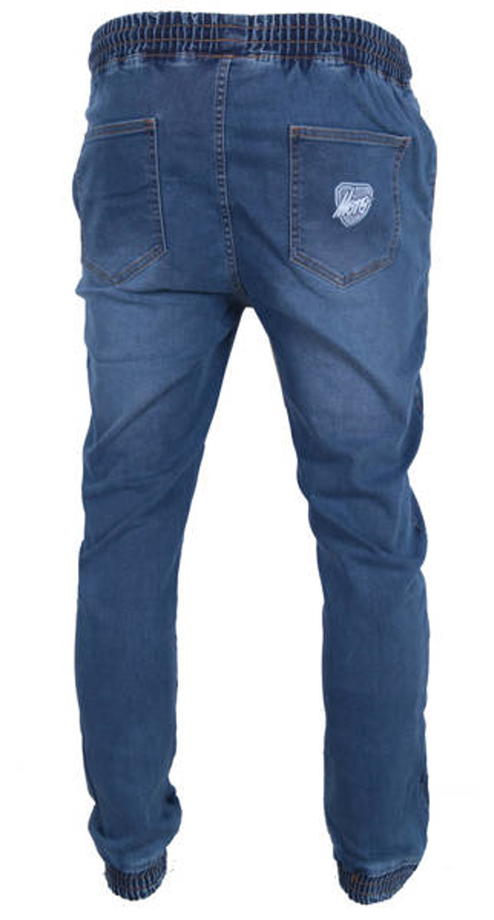 Spodnie jogger Moro Sport Shield Slant Tag dark jeans