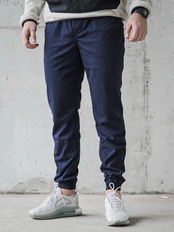 Spodnie jogger Środowisko Miejskie Classic Icon navy