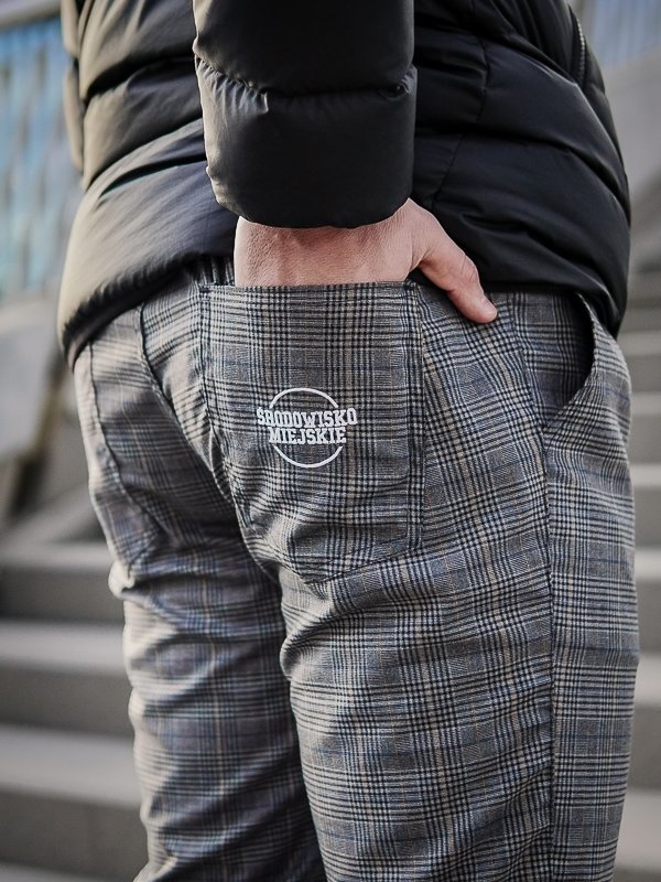 Spodnie jogger Środowisko Miejskie Classic Icon szare