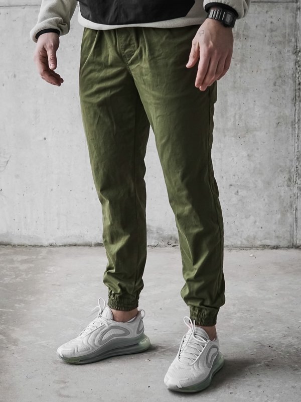 Spodnie jogger Środowisko Miejskie Classic Icon zielony