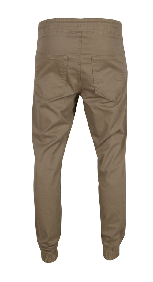 Spodnie materiałowe Jogger El Polako Slim beige
