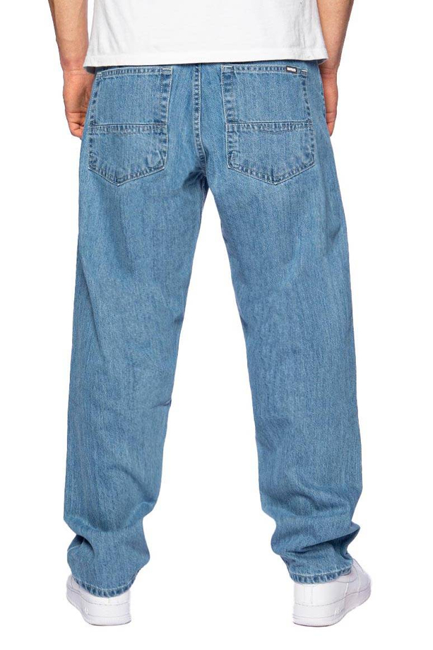Spodnie męskie Mass Denim Base Jeans Slang Baggy niebieskie