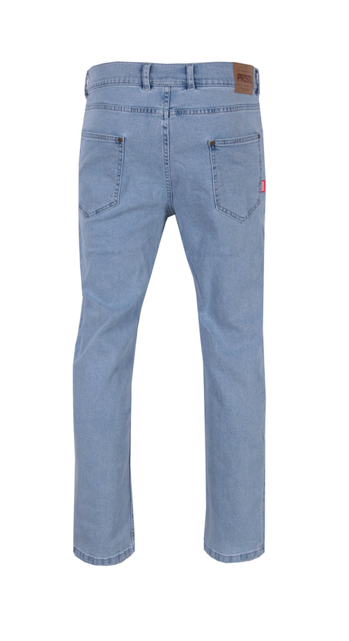Spodnie męskie jeans Prosto Klasyk Regular Pocklog jasny niebieski