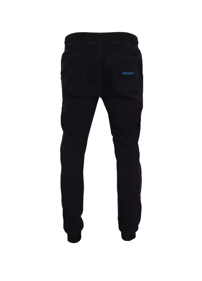 Spodnie męskie jogger Moro Sport Blue Moro Jeans Pocket 3D Effect czarne