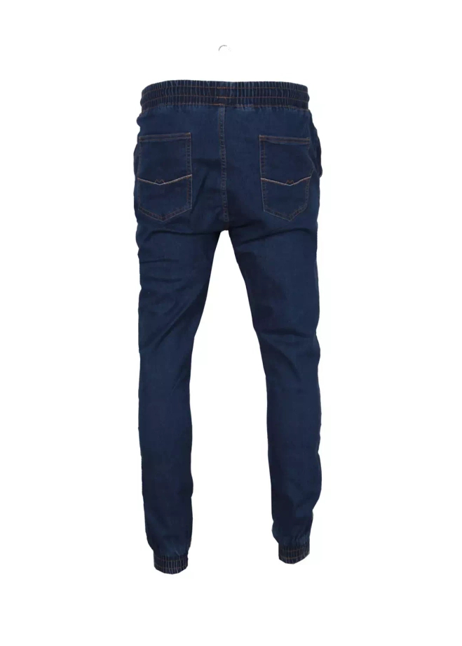 Spodnie męskie jogger Moro Sport Classic Stitching Pocket granatowe
