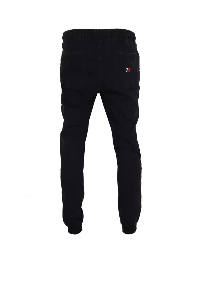 Spodnie męskie jogger Moro Sport White Red 78 Pocket 3D Effect czarne